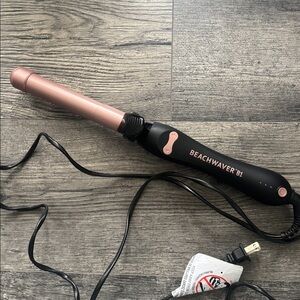Beachwaver B1 1" Ceramic Curling Iron Midnight Rose